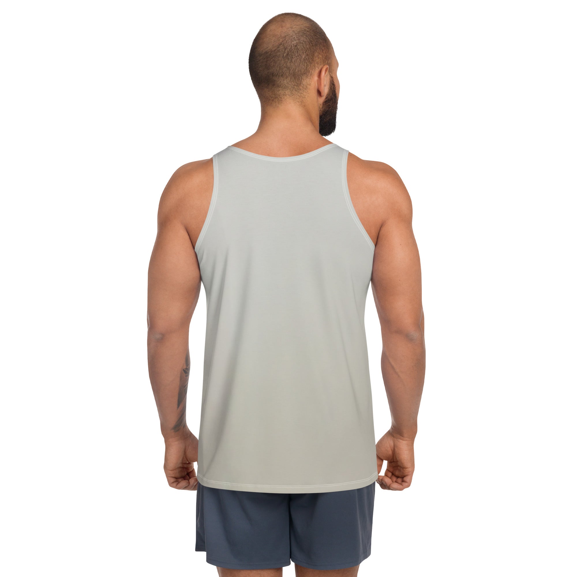 Close-up of the dynamic design on Tempo Pulse Men's Tank Top.