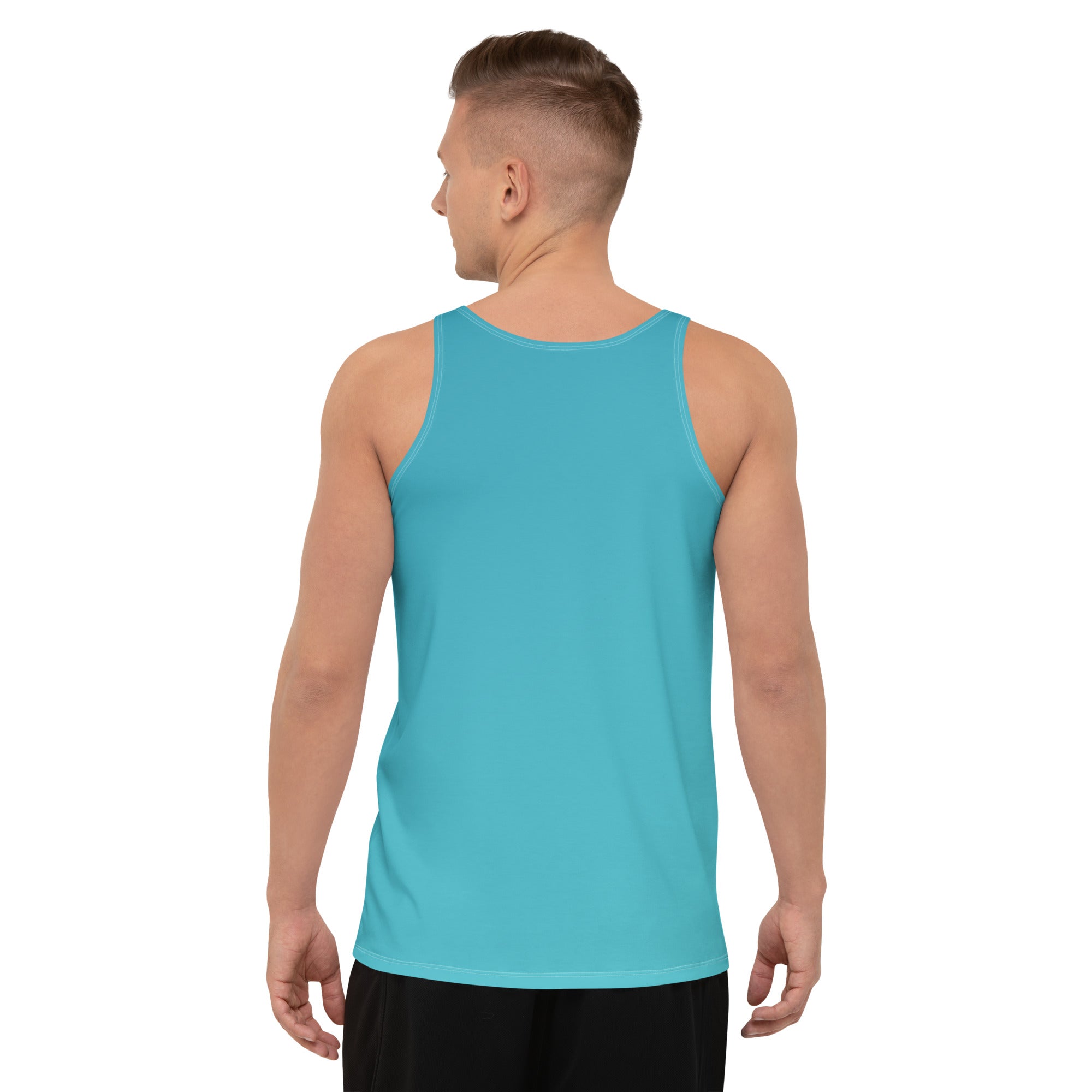 Stylish Koi Pond Graphic Tank Top for Men.