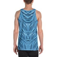 Stylish Tiger Stripe Papercut Tank Top for Men.