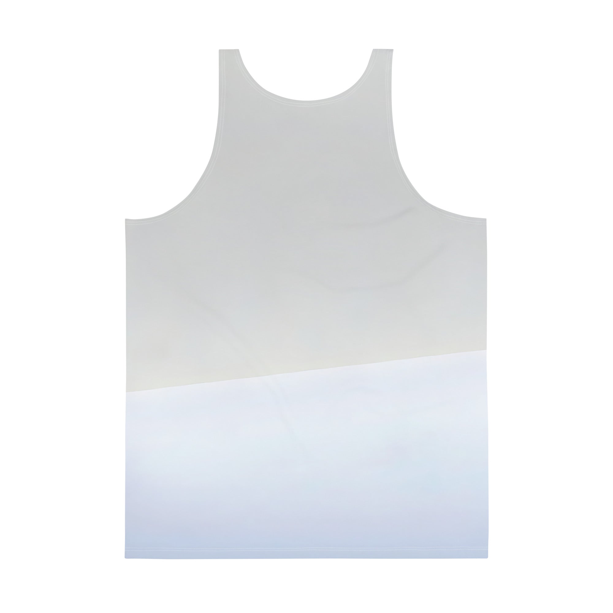 Comfortable men's tank top with origami frog artwork.