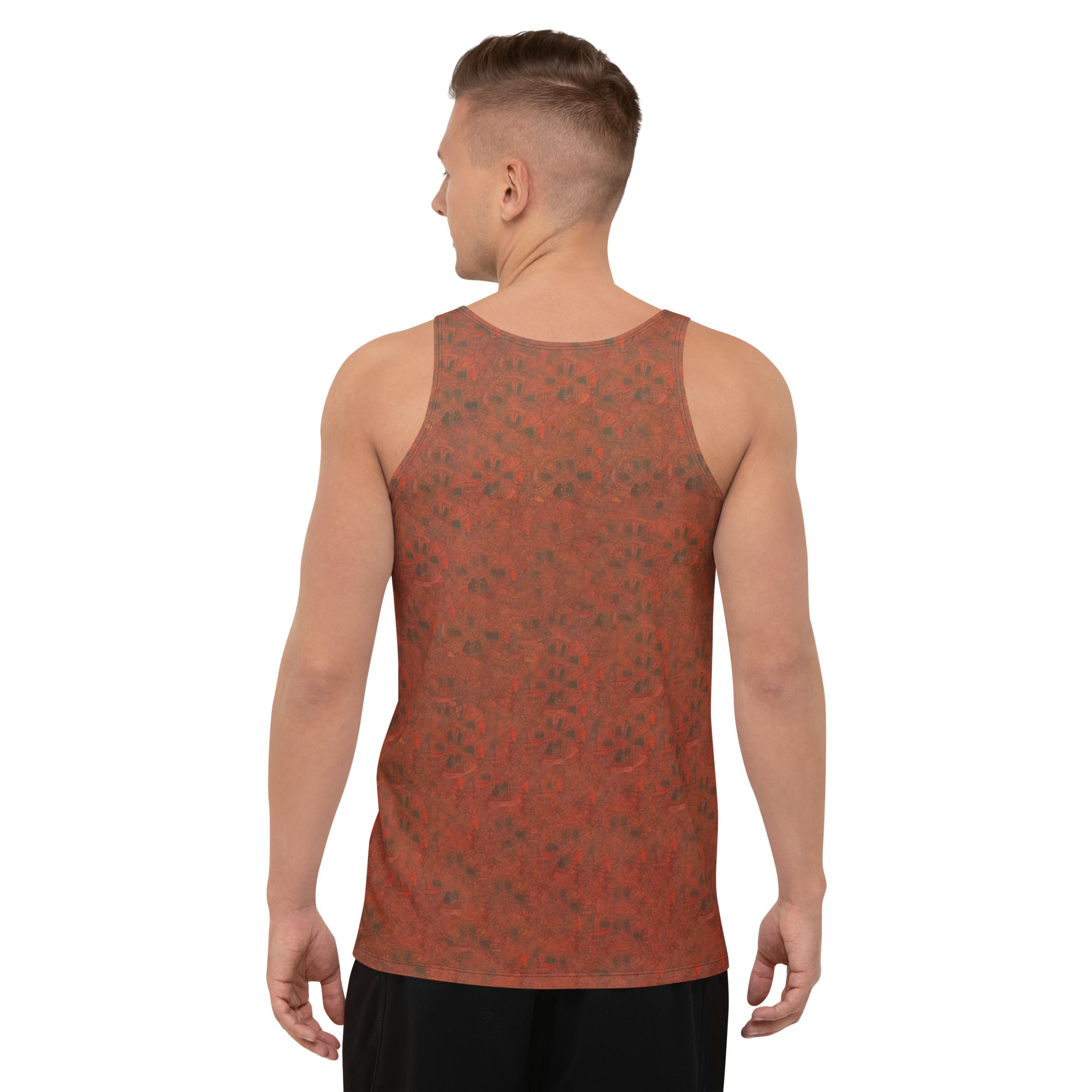 Men's summer tank top with rabbit print