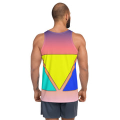 Asana Master Men's Tank Top side view.