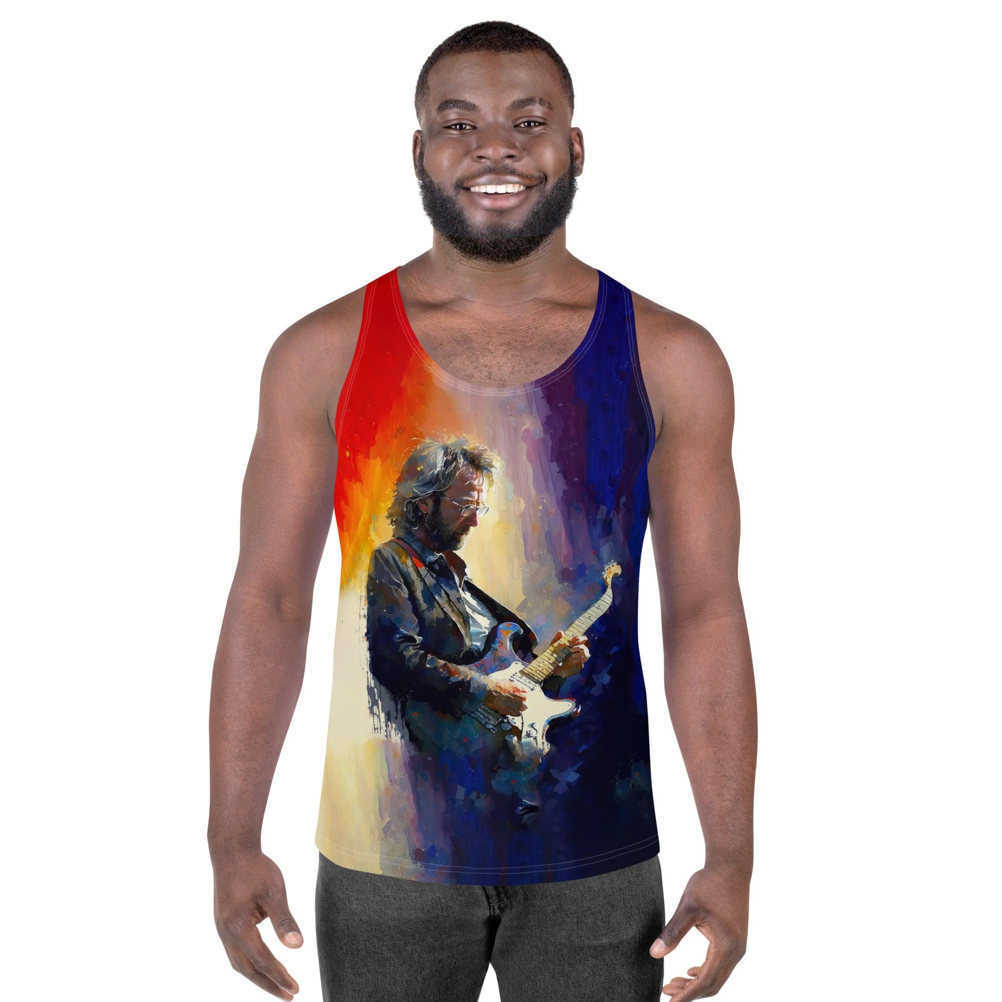 NS 839 athletic tank top on model.