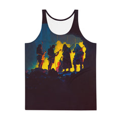 NS 847 Men's athletic tank top on model.