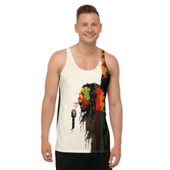 NS-968 Tank Top lifestyle shot, casual and athletic wear