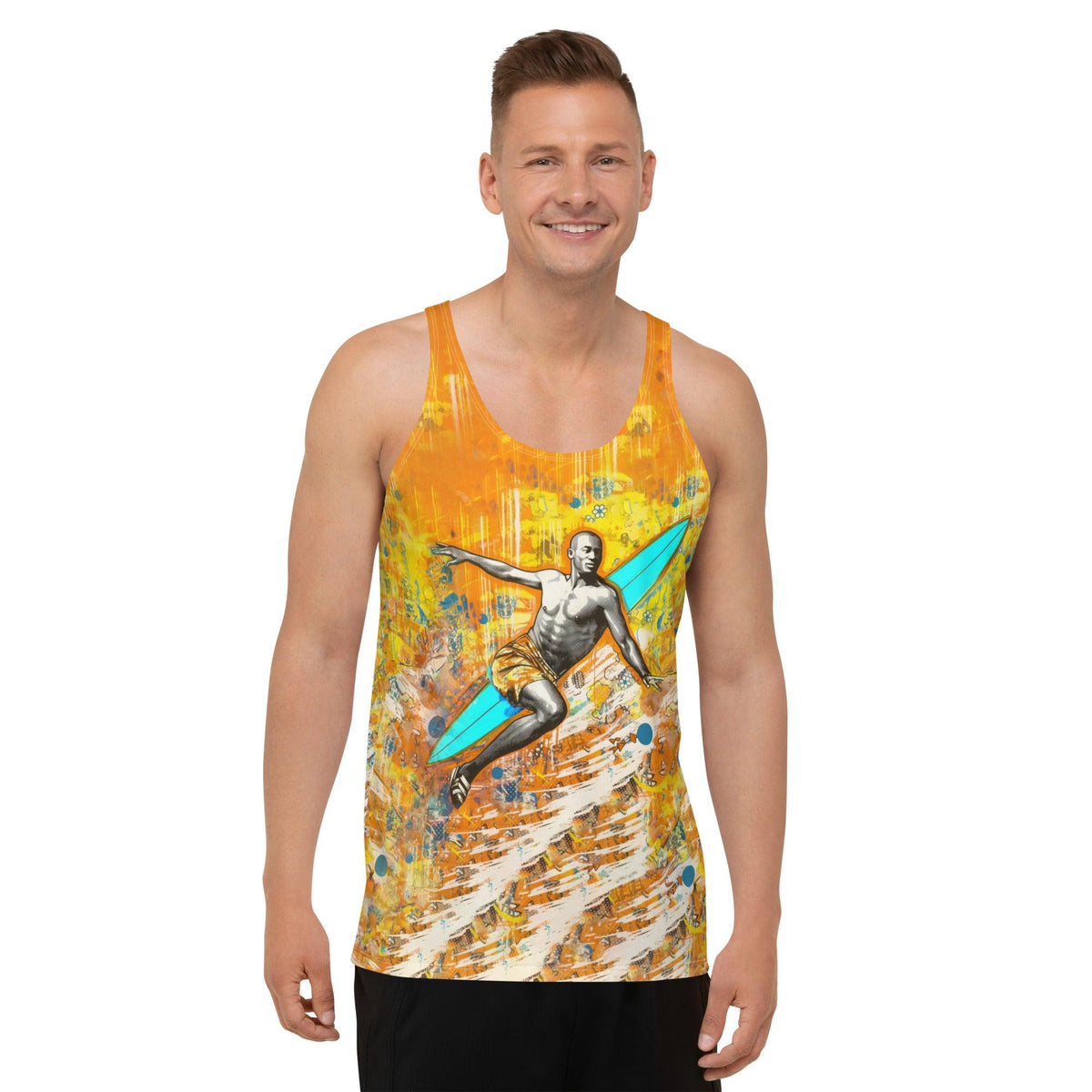 Surf-inspired Surfing 5-12 Men's Tank Top for everyday wear