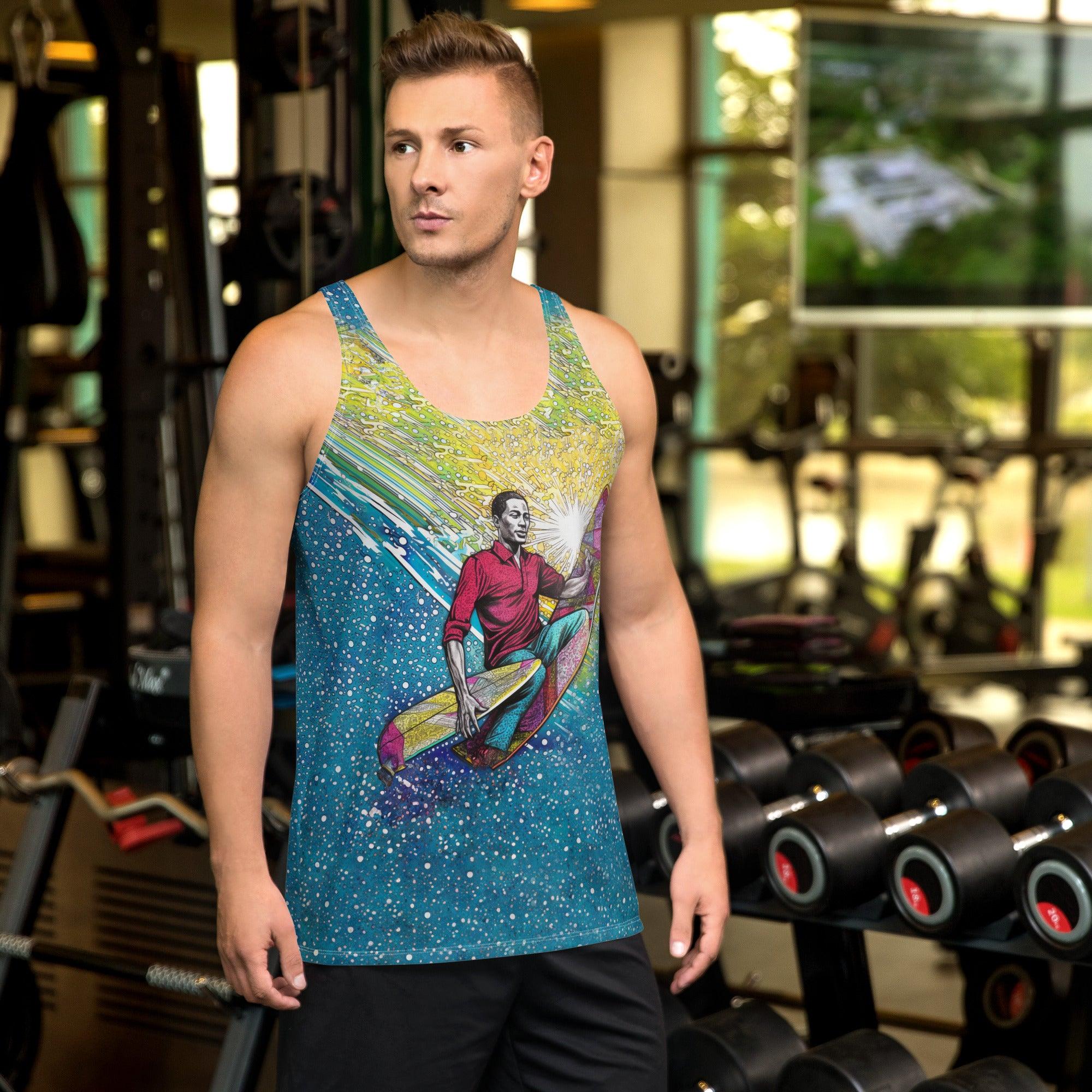 High-performance Surfing 5-20 Men's Tank Top for surf enthusiasts