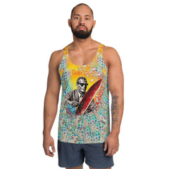 Stylish Surfing 5-23 Men's Tank Top for surfers and beach lovers