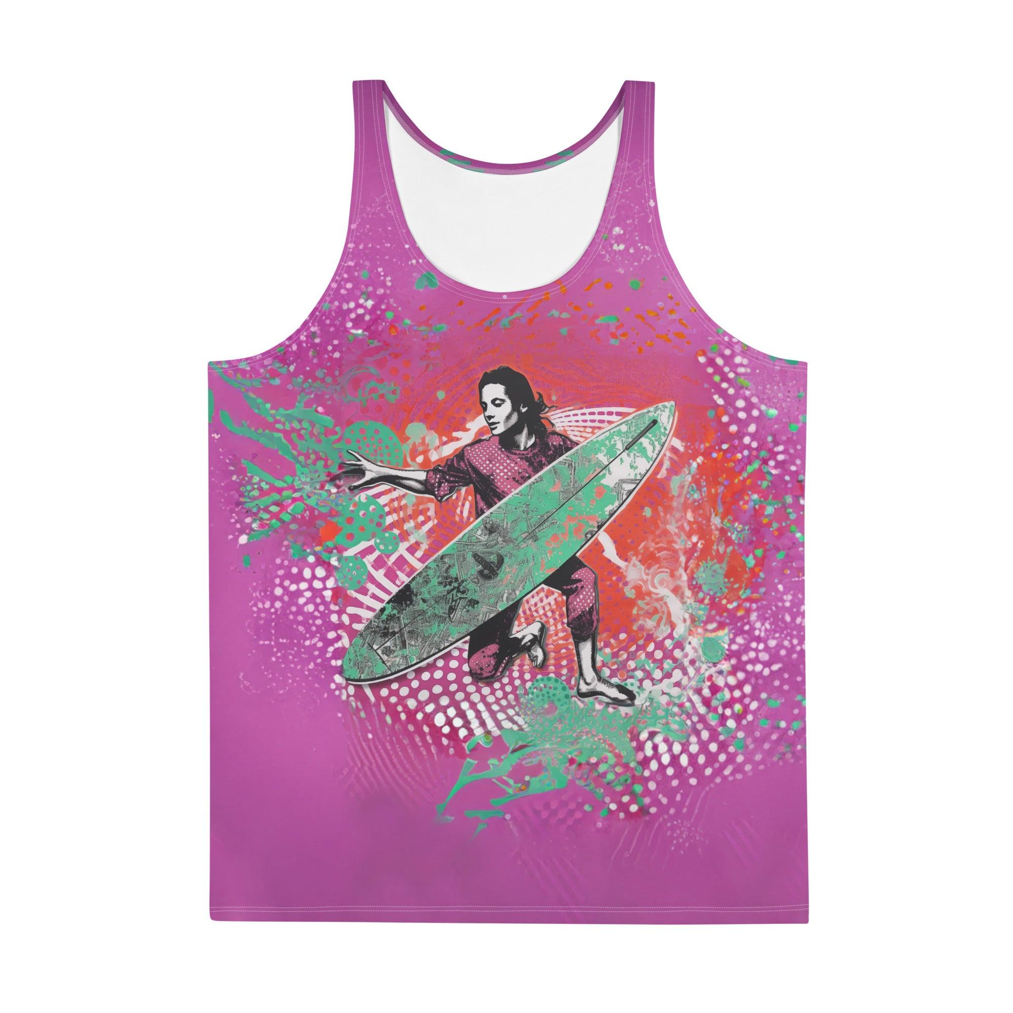 Fashion-forward Surfing 5-10 Tank Top, perfect for surfers seeking style