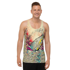 Eye-catching Surfing 5-33 Men's Tank Top for surf and sea