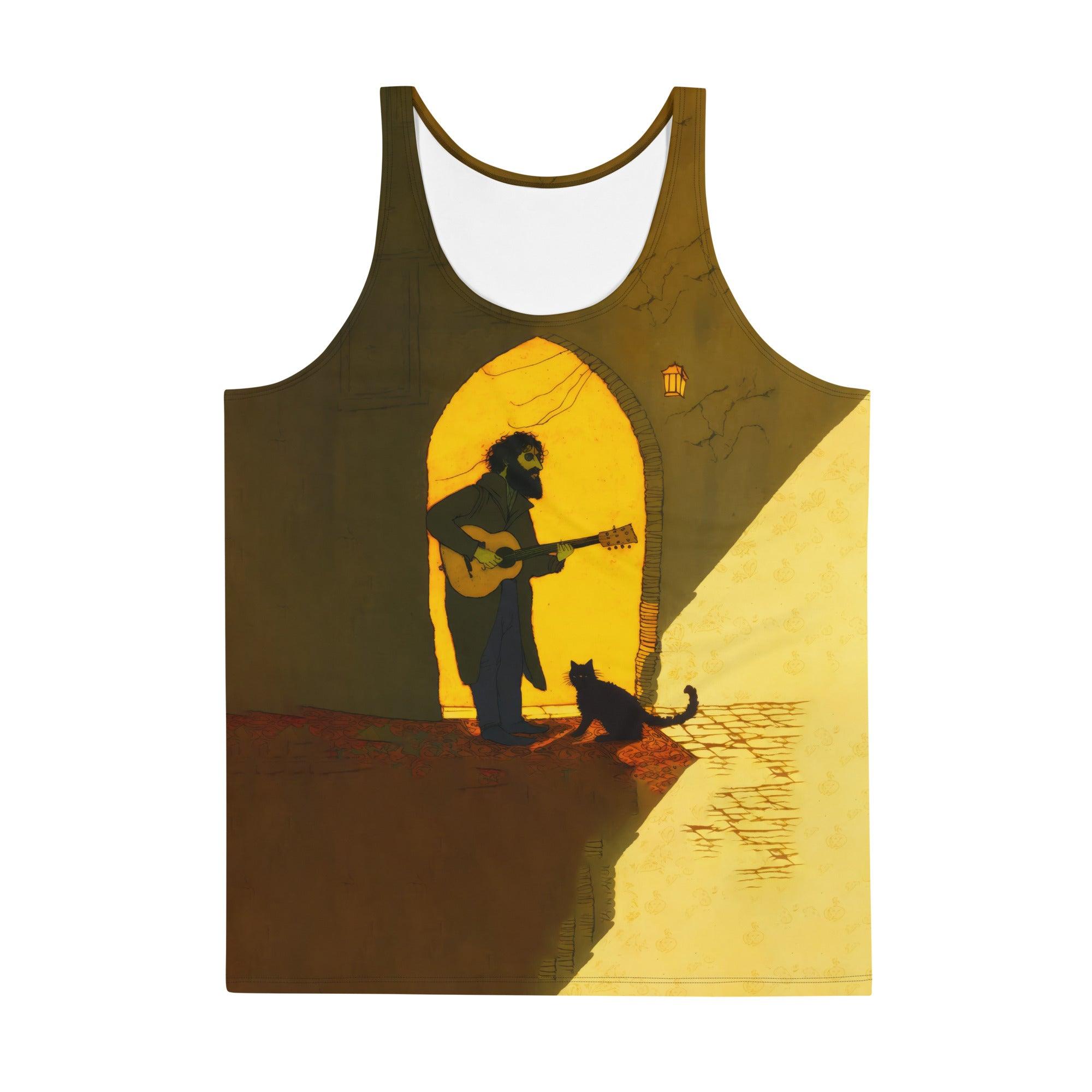 High-quality SurArt 74 Men's Tank, merging artistic creativity with the freedom of surf culture.