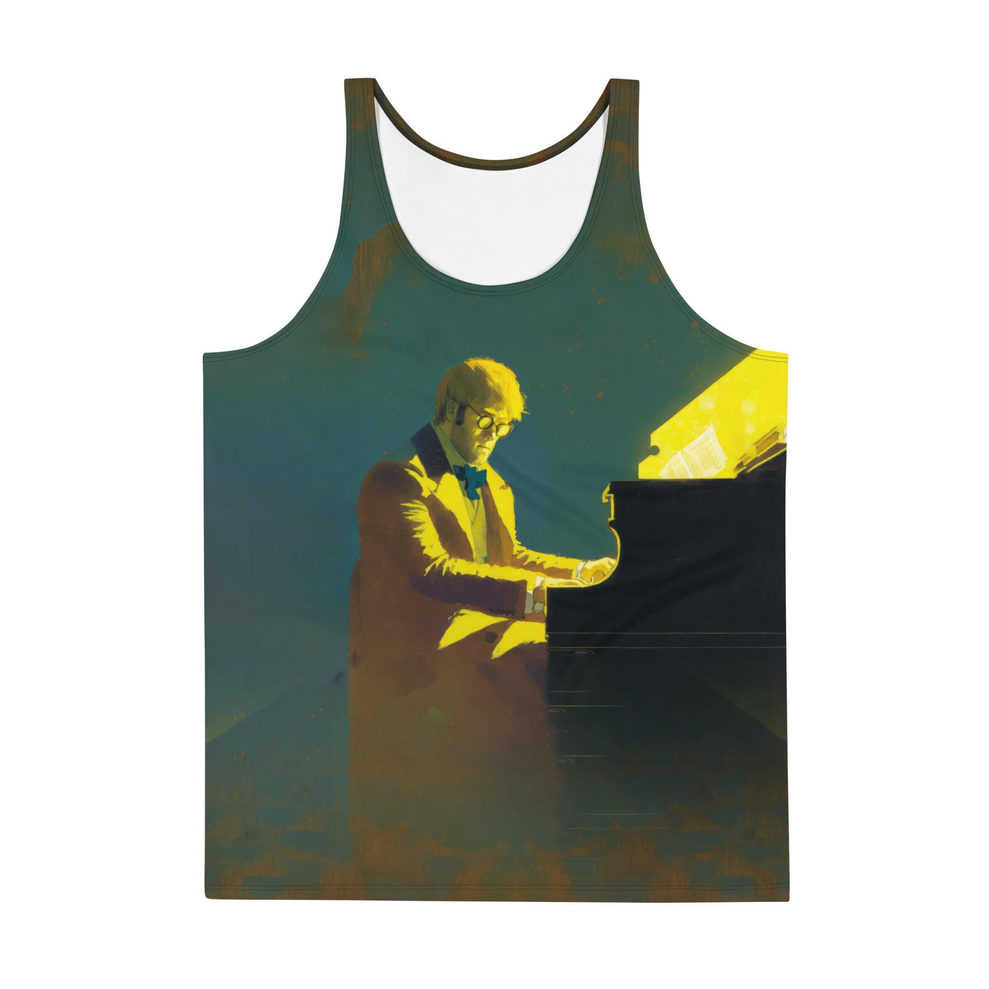 Premium quality SurArt 92 Men's Tank, combining artistic expression with ultimate wearability for the beach.