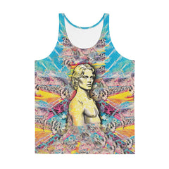 Durable SurArt 1 29 Men's Tank, blending high-quality materials with vibrant art for surf enthusiasts.