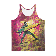 Durable SurArt 1 07 Men's Tank, combining comfort with eye-catching design for beach and everyday wear.