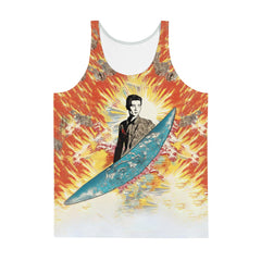Unique SurArt 1 38 Men's Tank, showcasing bold and creative visuals for a standout summer wardrobe.