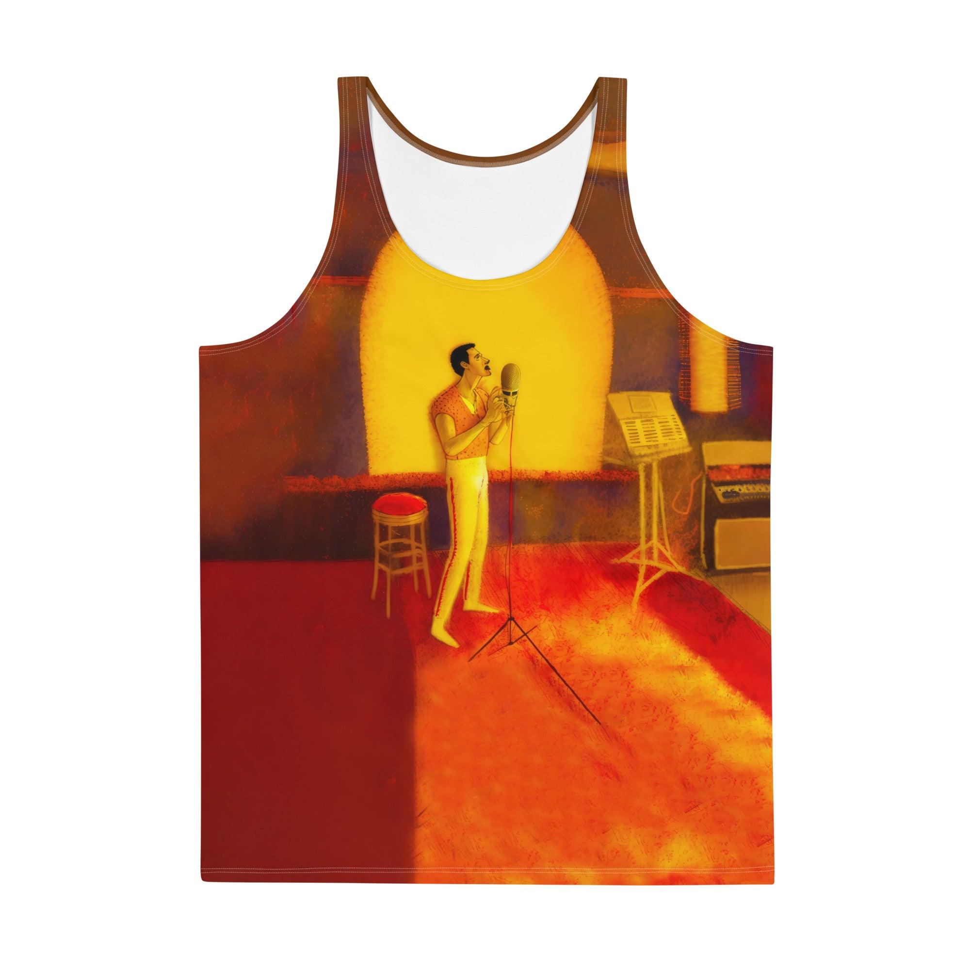 High-quality SurArt 97 Men's Tank, featuring exclusive surf art for standout beach style.