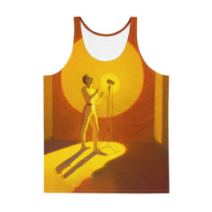 Durable SurArt 98 Men's Tank, showcasing unique artwork for surf enthusiasts and art lovers.