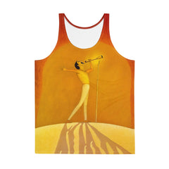 Stylish SurArt 108 Men's Tank, featuring unique artwork for a standout beachwear look.