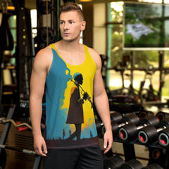 SurArt 123 Men's Tank, where fashion meets surf culture, offering unparalleled design and comfort.