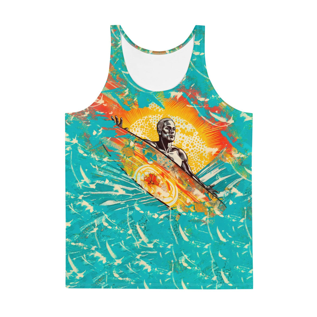 Ocean Adventure All-Over Print Men's Tank Top Surfing Escape - Beyond T-shirts