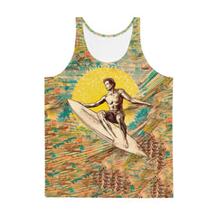 Surf Dreams All-Over Print Men's Tank Top Catch The Waves In Style - Beyond T-shirts