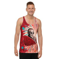 Men's Surfing Paradise All-Over Print Tank Top Embrace The Surf Culture - Beyond T-shirts