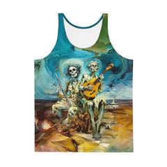 Ghoulish Grin Halloween Men's Tank Top - Beyond T-shirts