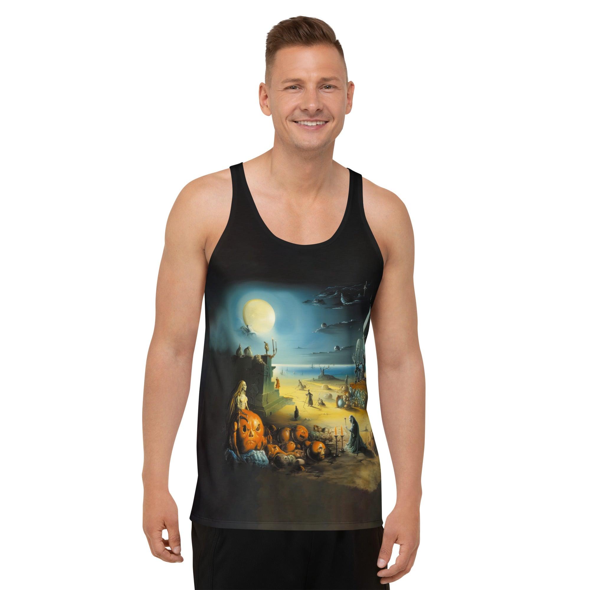 Haunted Night Sky Men's Tank Top - Beyond T-shirts