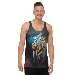 Shadowed Moonrise Men's Tank Top - Beyond T-shirts