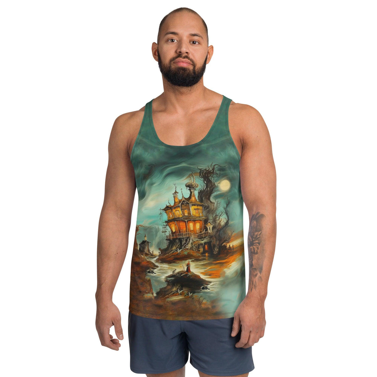 Moonlit Mystery Men's Tank Top - Beyond T-shirts