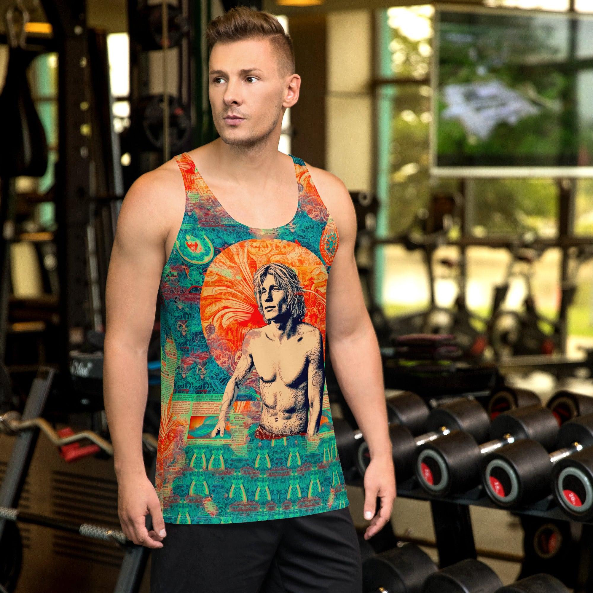 Surf Paradise Men's All-Over Print Tank Top - Beyond T-shirts