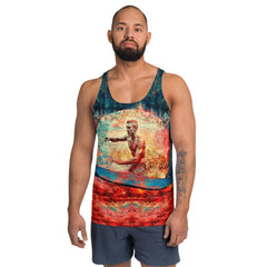 Coastal Adventure Men's All-Over Print Tank Top - Beyond T-shirts