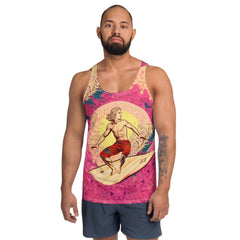 Coastal Reverie All-Over Print Tank Top - Beyond T-shirts