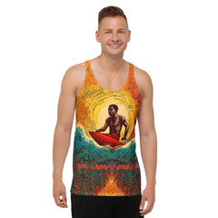 Surfing Fusion Men's All-Over Print Tank Top - Beyond T-shirts