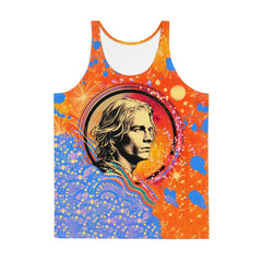 Surfing Elegance All-Over Print Tank Top - Beyond T-shirts