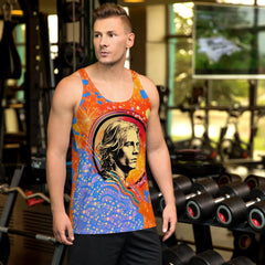 Surfing Elegance All-Over Print Tank Top - Beyond T-shirts