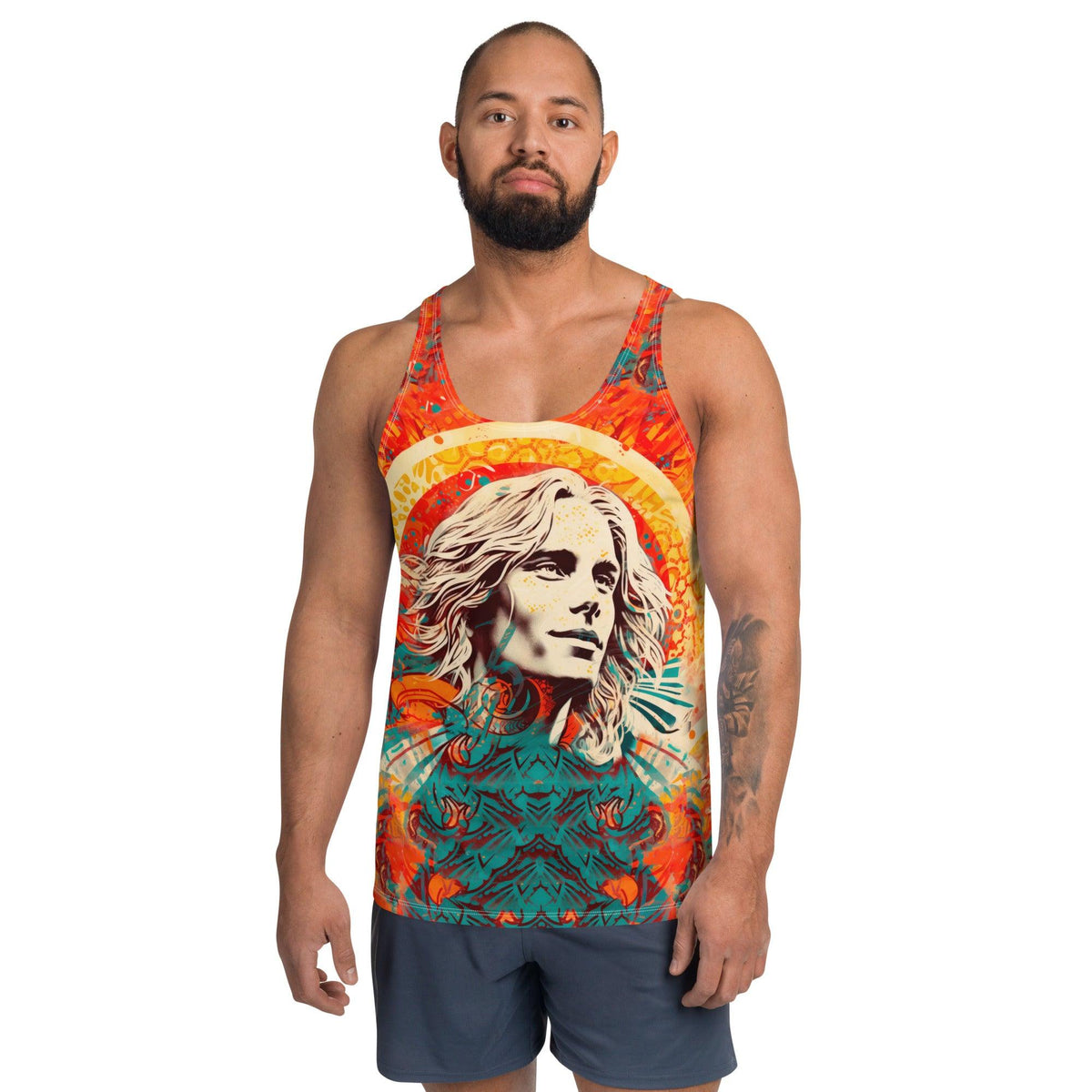 Seaside Equilibrium All-Over Print Tank Top - Beyond T-shirts