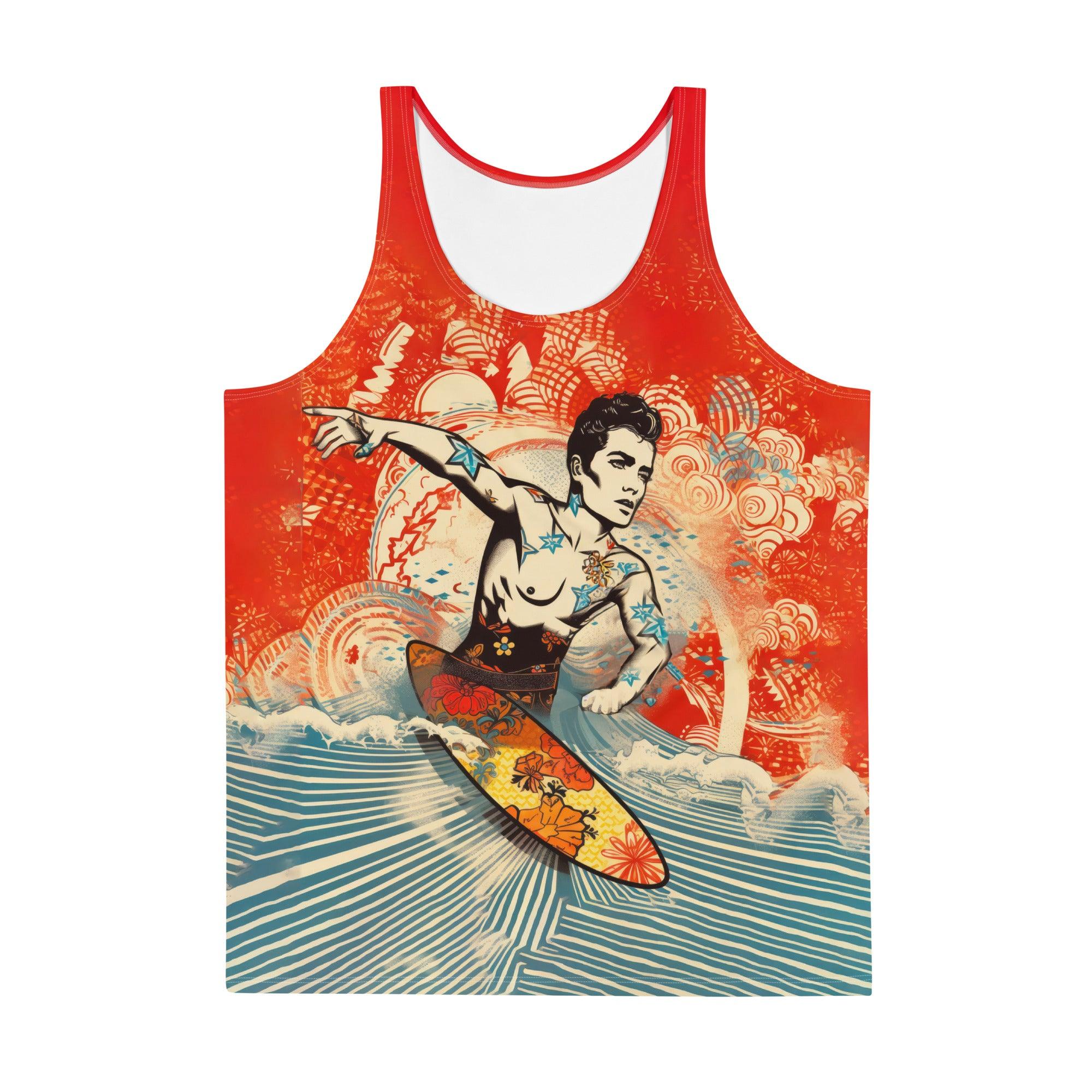 Surf's Up Tank Top For Men - Beyond T-shirts