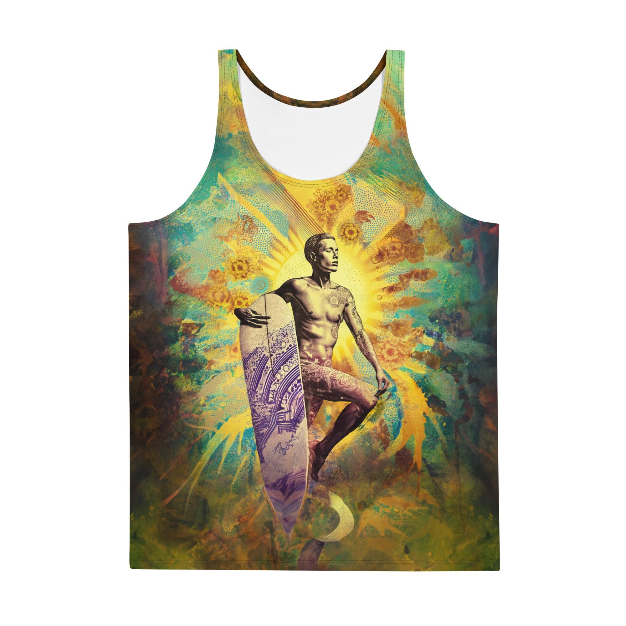 Surf Enthusiast Tank Top For Men - Beyond T-shirts