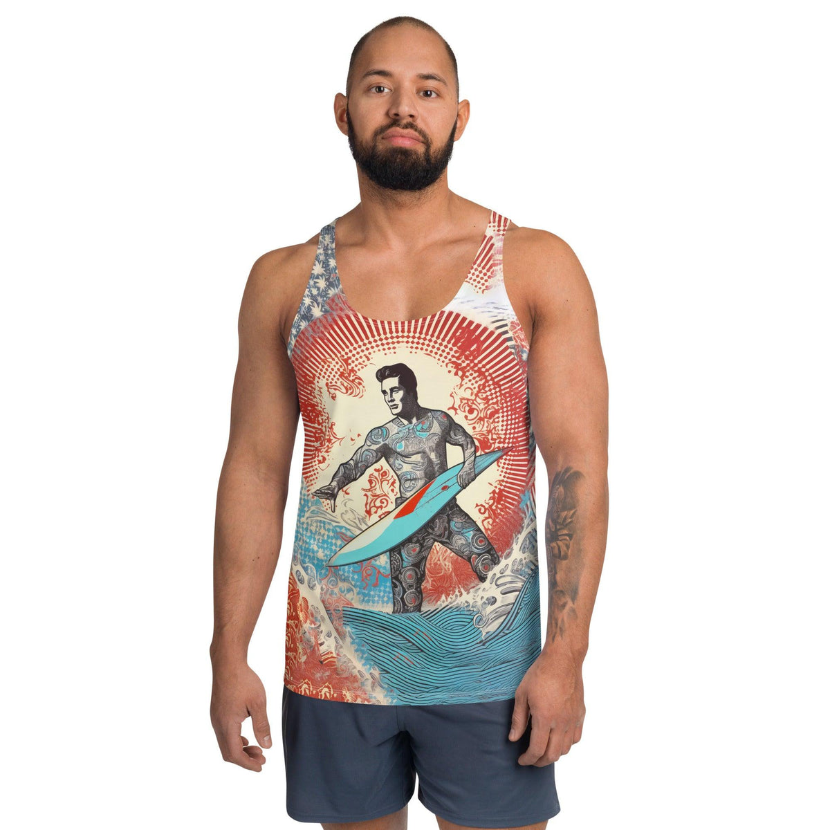 Wave Rider's Dream Men's Tank Top - Beyond T-shirts