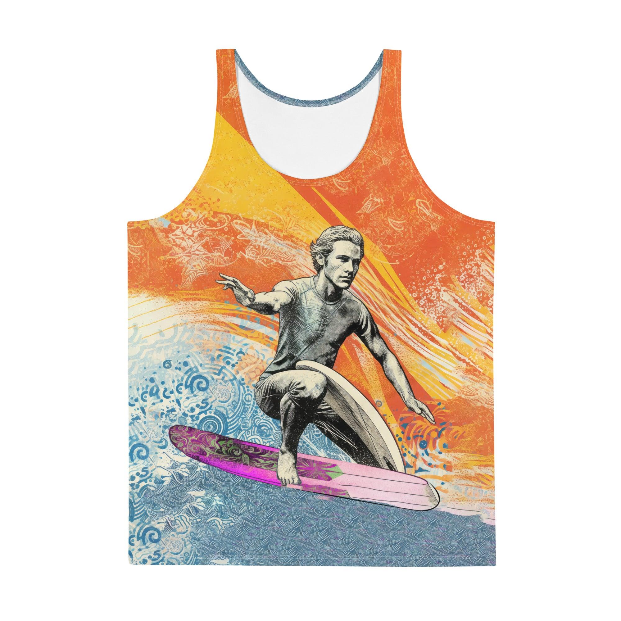 Surf King Tank Top For Men - Beyond T-shirts