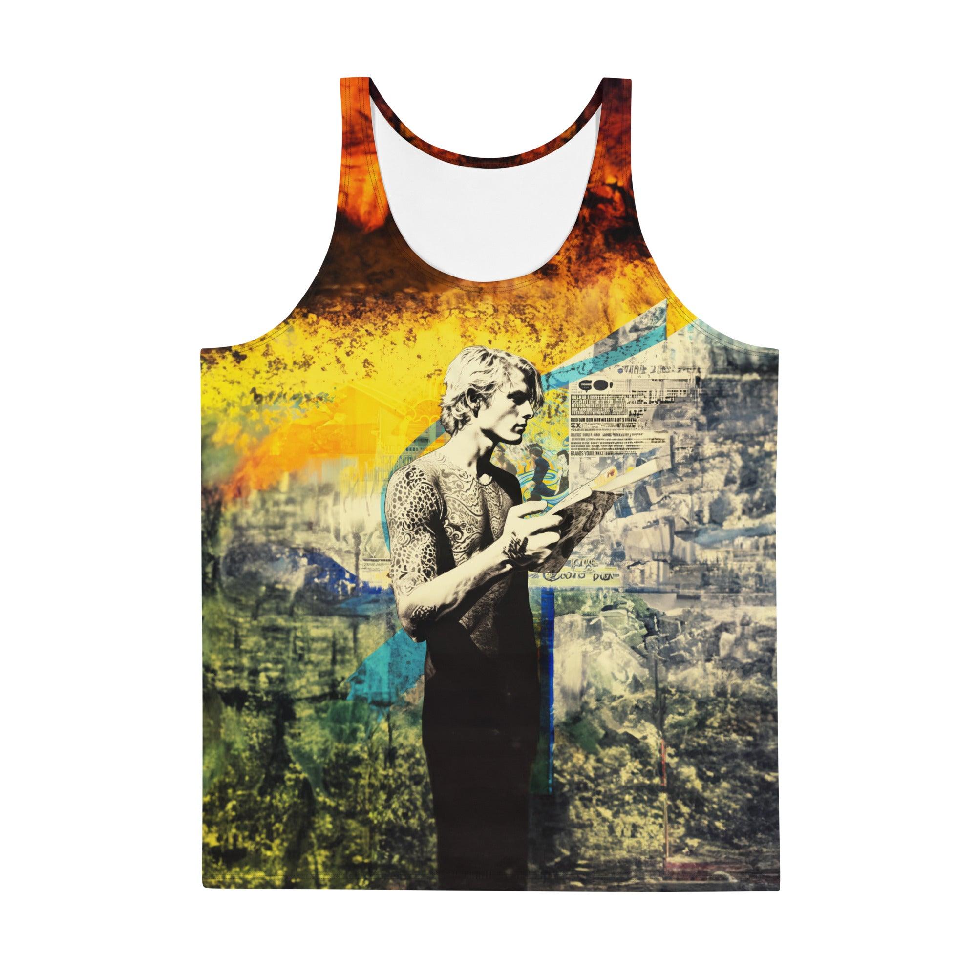 Surfing Explorer Tank Top For Men - Beyond T-shirts