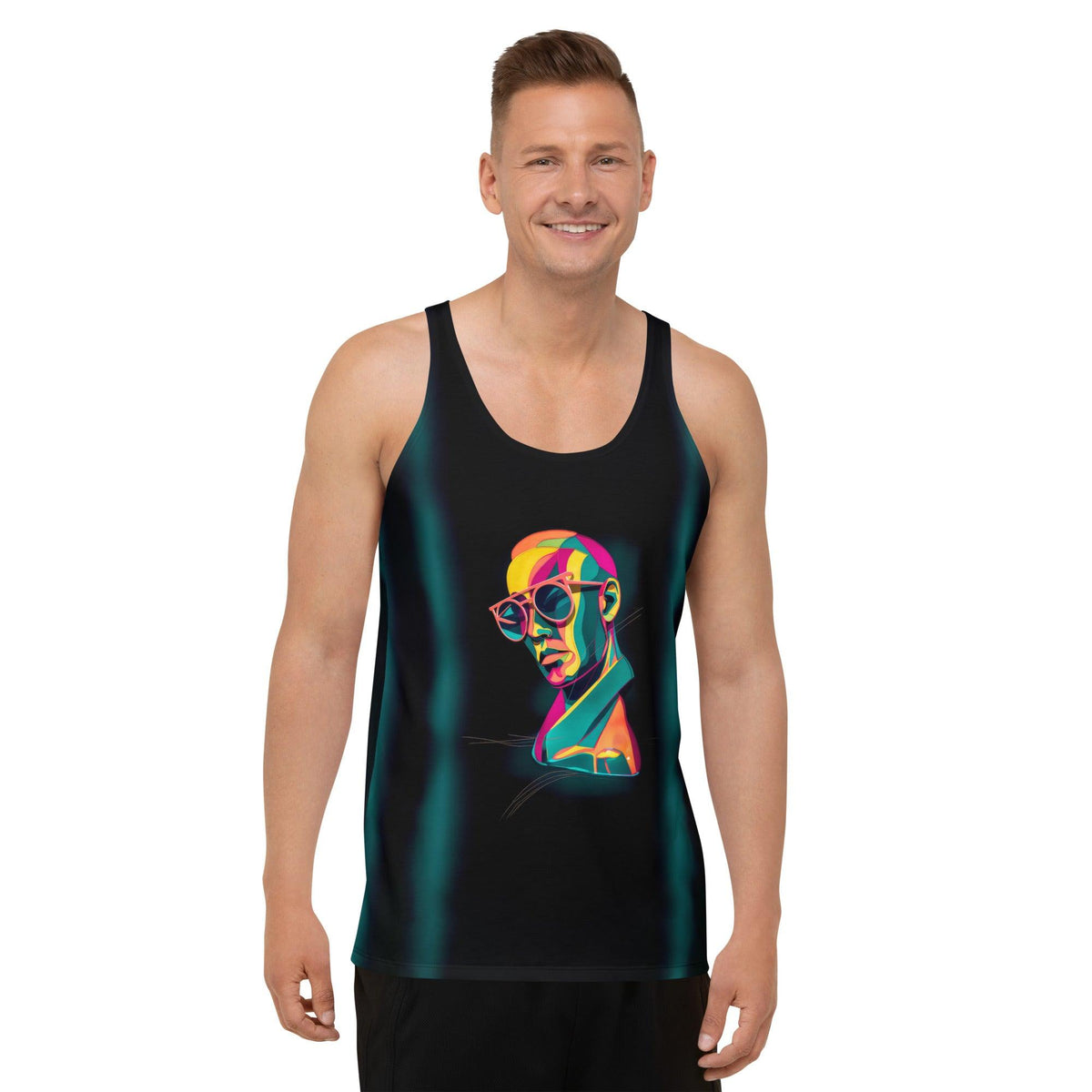 Urban Streetwear All-Over Print Men's Tank Top - Beyond T-shirts