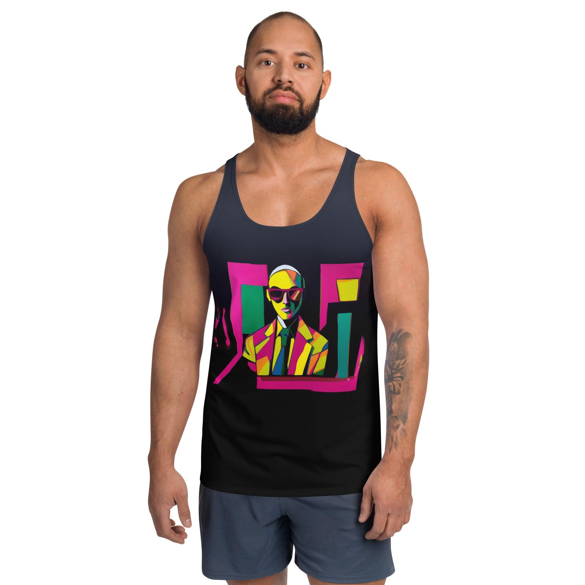 Abstract Artistry All-Over Print Men's Tank Top - Beyond T-shirts