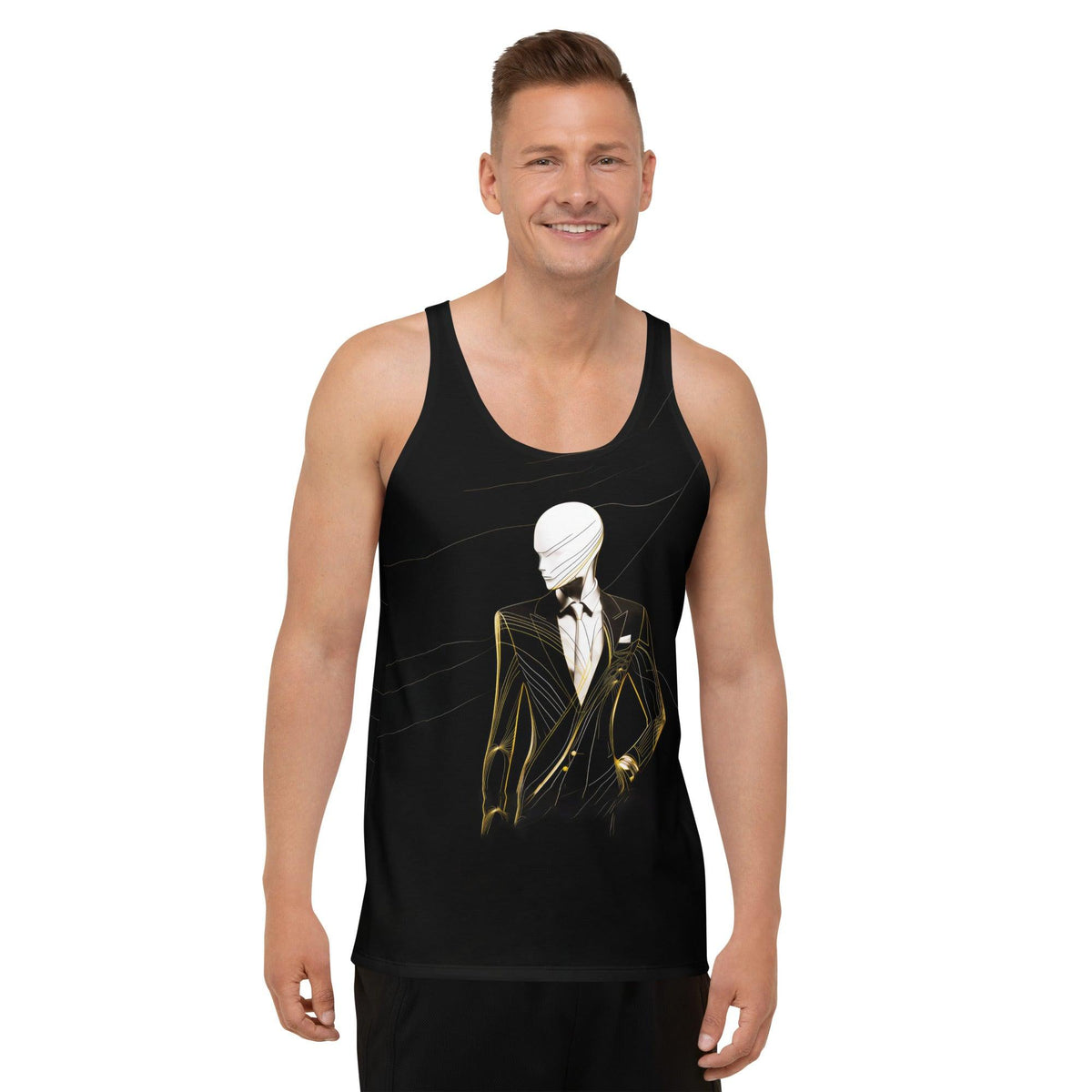 Urban Camouflage All-Over Print Men's Tank Top - Beyond T-shirts