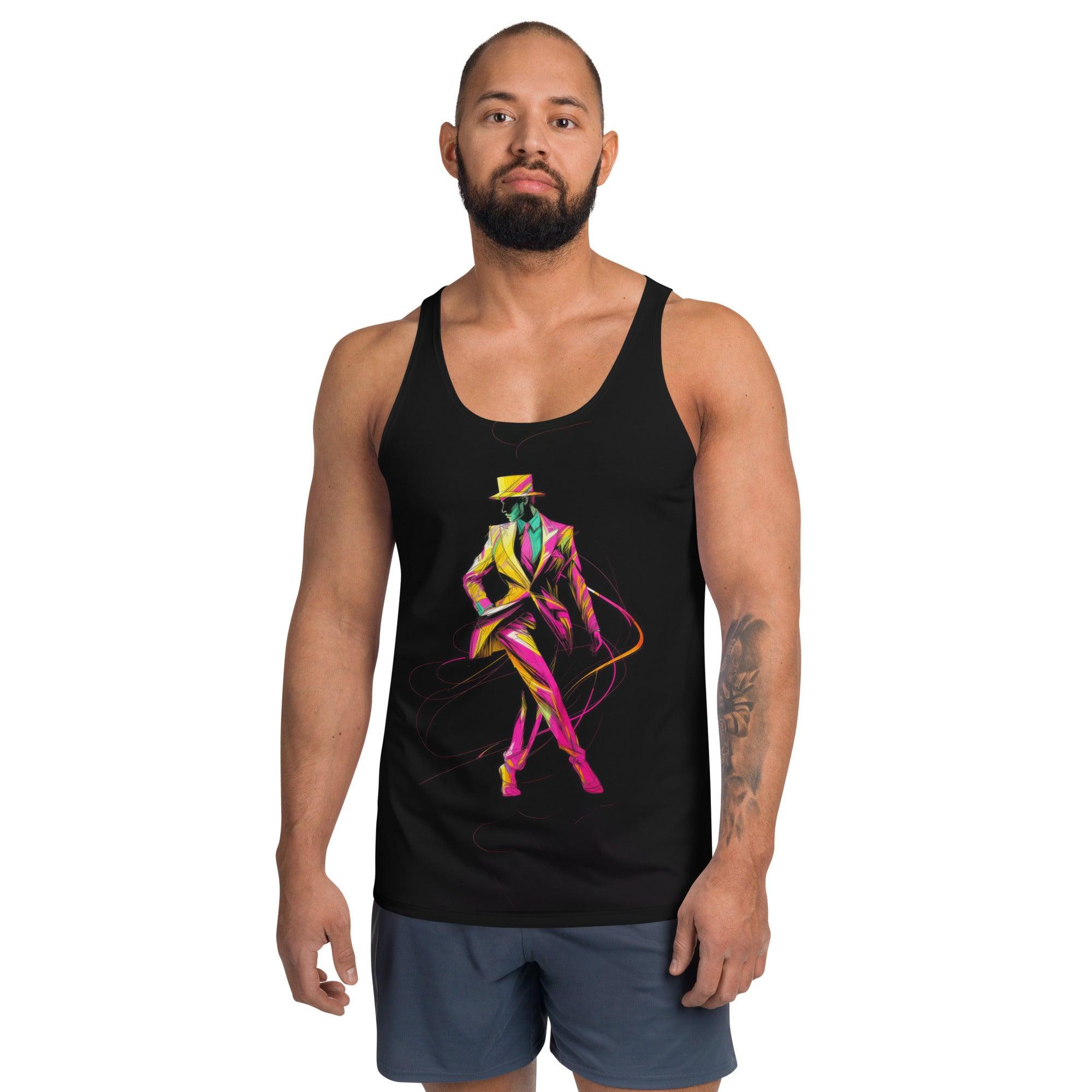 Futuristic Tech All-Over Print Men's Tank Top - Beyond T-shirts