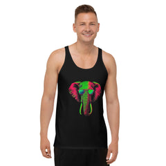 Graceful Elephant All-Over Print Men's Tank Top - Beyond T-shirts