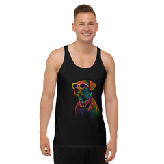 Playful Puppies All-Over Print Men's Tank Top - Beyond T-shirts