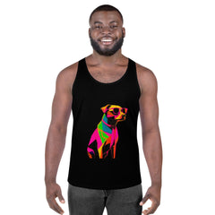 Playful Paws All-Over Print Men's Tank Top - Beyond T-shirts