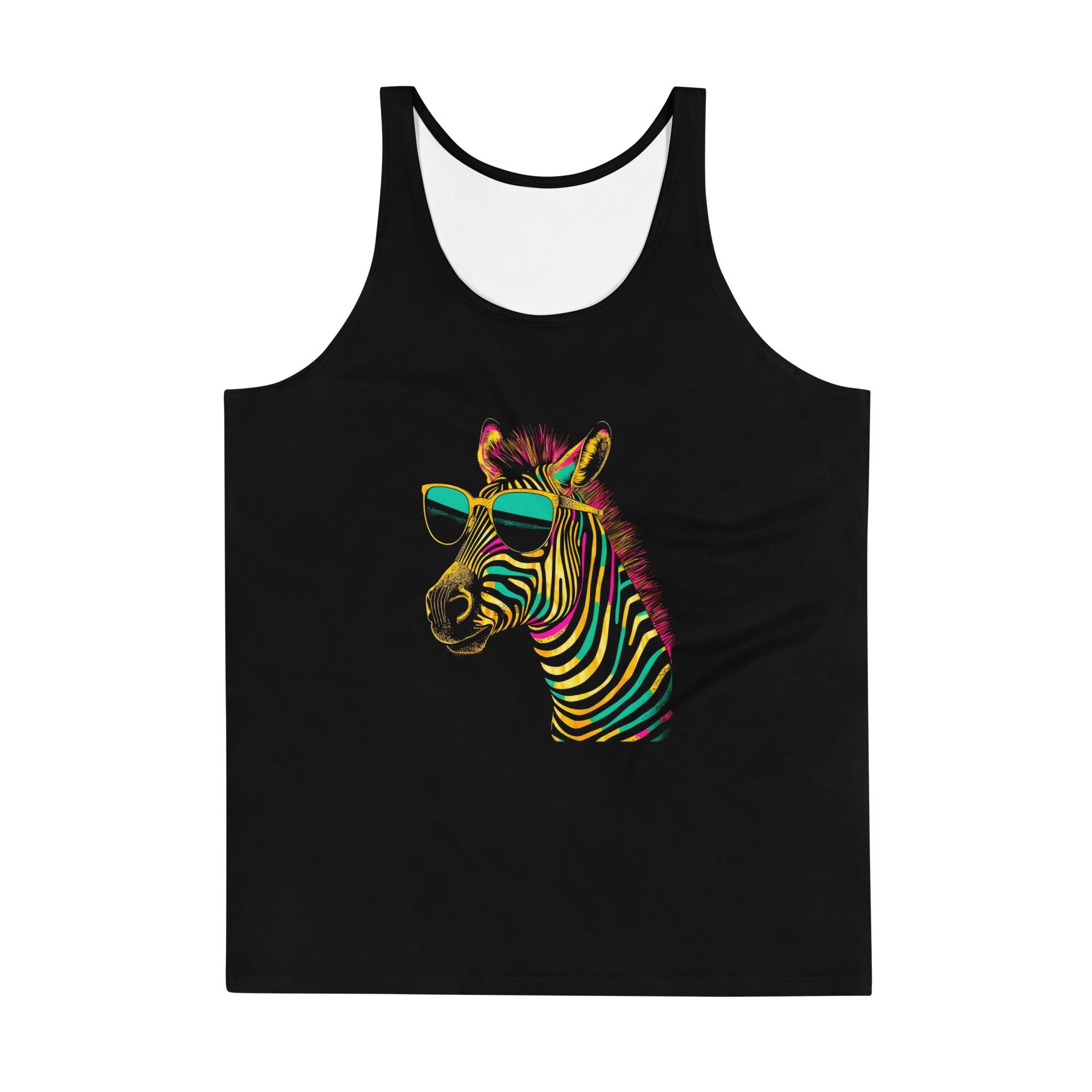 Striking Zebra Stripes All-Over Print Men's Tank Top - Beyond T-shirts